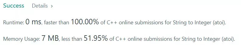 Solution 1 result